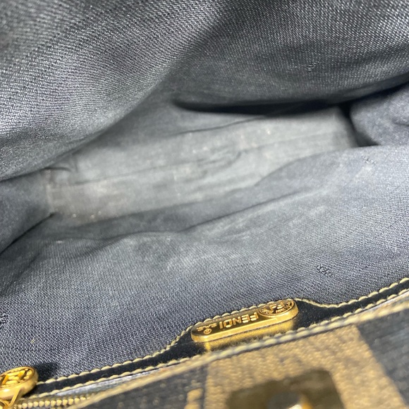 Fendi Vintage Pequin Check Tote - Picture 7 of 15